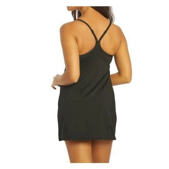 Nike Swim NESSB217 001 Women's Sz Small Black Essential Racerback Swim Dress $64 - Picture 8 of 8